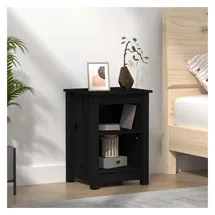 vidaXL Nachtschrank 40 x 35 x 55 cm Schwarz