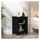 vidaXL Nachtschrank 40 x 35 x 55 cm Schwarz