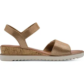 TAMARIS Keilsandaletten Damen Bronze 38
