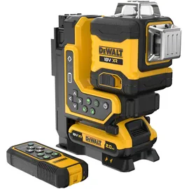 DeWalt Kreuzlinienlaser DCLE34035D1 mit Fernbedienung, 18 V, Reichweite 100 m, 1x Akku 2,0 Ah, Ladegerät