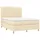 vidaXL Boxspringbett 140 x 200 cm Creme