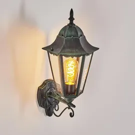 hofstein Wandleuchte (E27)  IP44 Schwarz/Grün