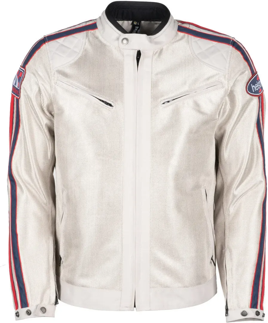Helstons Pace Air Motorrad Textiljacke, silber, Größe S für Männer