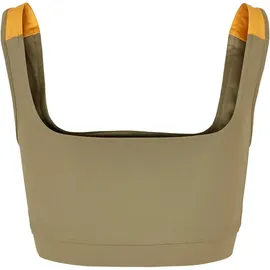 URBAN CLASSICS Color Block Sport-bh - Khaki / Bright Violett / Magic Mango - XS