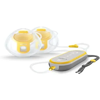 Medela Freestyle Hands-Free Milchpumpe mit BH-Auffangschalen, App-kompatibel, freihändiges und diskretes Design