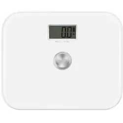 Hotelwaage Personenwaage SCALA  Weiss ohne Batterien bis 180 kg umweltfreundlich