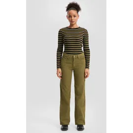 QS Cordhose mit weitem Bein Grün 40