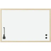 Magnetoplan Whiteboard mit Holz-Rahmen, 800 x 600 mm