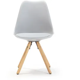 VS Venta-stock Stuhl Holz grau 2er Set