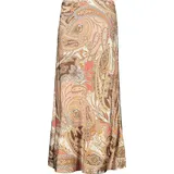 Monari Maxirock Damen Paisleymuster Braun 38