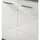 inn.furn Waschbeckenunterschrank Weiß Hochglanz Grau, 80 cm Carlo