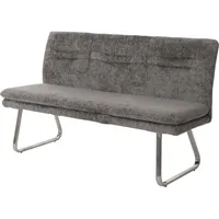 MCW Sitzbank MCW-H70, Esszimmerbank Bank Polsterbank, Lehne Stoff/Textil Chenille