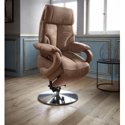 TV-Sessel SIT&MORE „Invito“ Sessel Gr. Luxus-Microfaser, 2-motorig-mit Aufstehhilfe, Aufstehhilfe, B/H/T: 80 cm x 111 cm x 80 cm, braun (latte) Fernsehsessel und TV-Sessel Sessel in Größe S, wahlweise mit Motor Aufstehhilfe