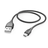 Hama USB-A auf Micro-USB 1,5 m Schwarz
