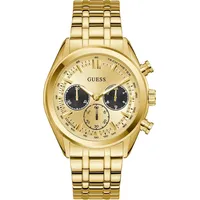 GUESS Herren Uhr Armbanduhr DAWSON GW0971G2 Edelstahl gold