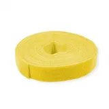 Value Klettband auf Rolle, 10mm, Gelb