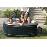 NETSPA Whirlpool, schwarz Metall, Kunststoff, 168x70 cm, Freizeit, Pools und Wasserspaß, Whirlpools