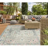The CarPET Palma Orient« rechteckig 4 mm Höhe Outdoor moderner robuster In und Outdoor Teppich, grau