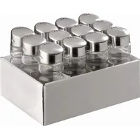 APS Allzweckstreuer Set 12 Stück 10 cm Transparent unbefüllt