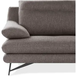 Calia Italia Couch Strukturbezug 3-Sitzer Grau