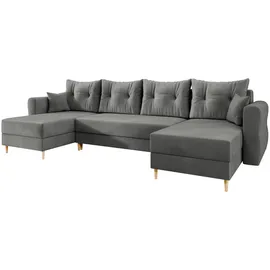 Mirjan24 Wohnlandschaft Grau,