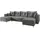 Mirjan24 Wohnlandschaft Grau,