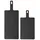 OEM Gourmet Handy Schneidebrett Zellulose-Laminat 1 45,7 x 19 cm Schwarz