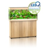 JUWEL AQUARIUM JUWEL Rio 240 LED Aquarium mit Unterschrank helles Holz