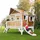 Axi Spielhaus Emma braun/weiß  mit Rutsche weiß A030.108.91
