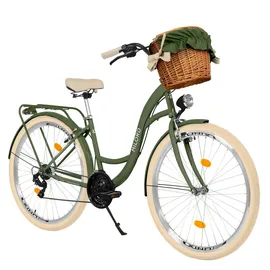Milord 26 Zoll RH 46 cm Damen khaki-Creme