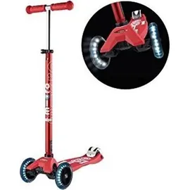 Micro Mobility Maxi Micro Deluxe LED rot
