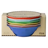 Rice Suppenteller mehrfarbig 6er Set