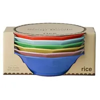 Rice Suppenteller mehrfarbig 6er Set