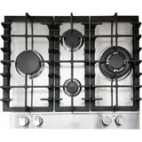 Kaiser CHEF Gaskochfeld 60cm Edelstahl Autark 3,8kW WOK Adapter Zündsicherung