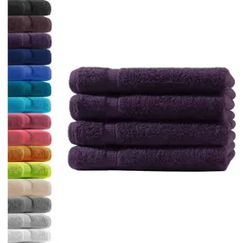 Hometex Premium Textiles Handtuch 50 x 100 cm lila