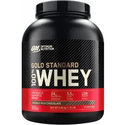 Optimum Nutrition 100% Whey Gold Standard (10lbs) Double Rich Chocolate EINHEITSFARBE 1kg