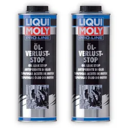2x 1L LIQUI MOLY 5182 Additiv Pro-Line Öl-Verlust-Stop Motoröl Additiv Pflege