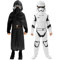 Star Wars Kylo Ren & Stormtrooper Doppelpack Kostüm für Kinder - Kindergröße: 122-128 (Large)
