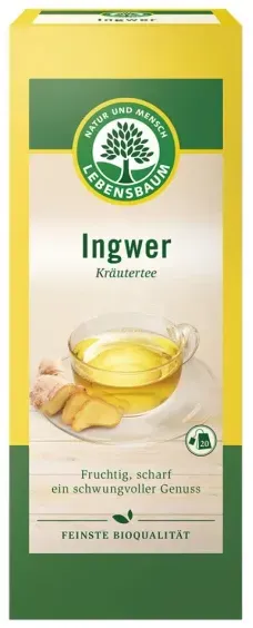 Lebensbaum Ingwer Tee bio (20Btl)