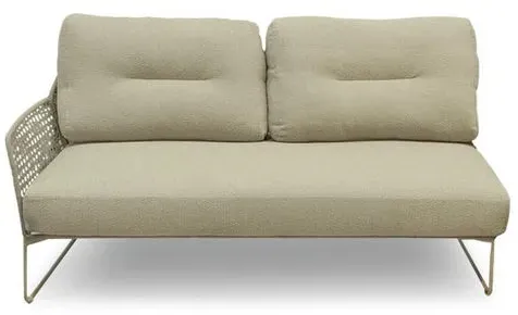 idyl Gartensofa Bakki Edelstahl Latte