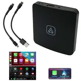 iFreGo CarPlay Converter Box, CarPlay Wireless Adapter, konvertiert eine kabelgebundene CarPlay/kabelgebundene Android Auto Verbindung in eine kabellose CarPlay/kabellose Android Auto Verbindung