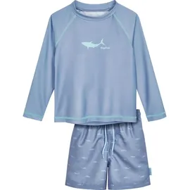 Playshoes Rash-Guard-Set Hai Blau 110/116