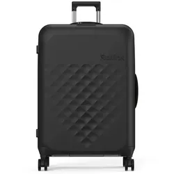 Rollink Vega 360 faltbarer 4-Rollen Trolley L 76 cm black