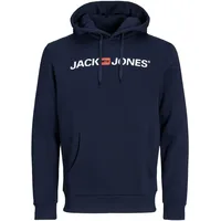 JACK & JONES Logo Kapuzenpullover Navy Blazer S