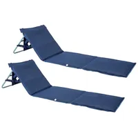 Onvaya Premium Strandmatte mit Rückenlehne | Strandliege faltbar |