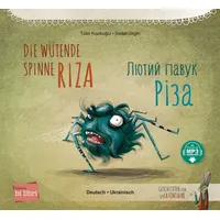 Hueber Die wütende Spinne Riza. Deutsch-Ukrainisch