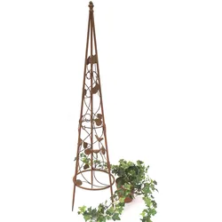 DanDiBo Rankhilfe Pyramide Metall 95 cm 082547 Kletterhilfe Rankgerüst Ranke Obelisk