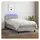 vidaXL Boxspringbett 100 x 200 cm Hellgrau