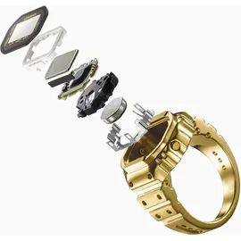 Casio Ring Uhr Digital Edelstahl 0 mm CRW-001G-9ER