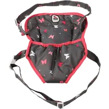 Bayer Chic 2000 Puppentrage Puppen-Tragegurt Butterfly Koralle 782-47